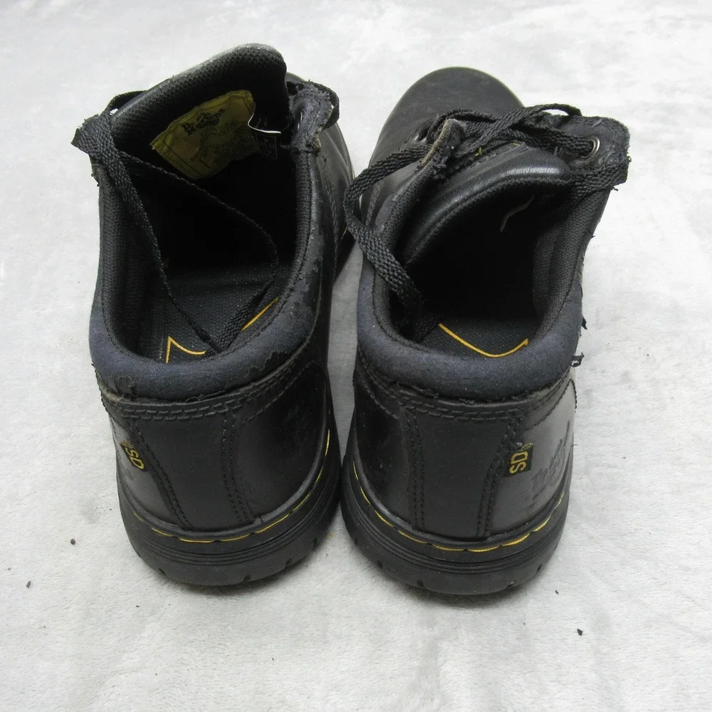 Dr Martens‎ Industrial Boots Unisex M9 W10 Black Steel Toe Slip Resistant Work